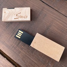 STANDLY 木質隨身碟 USB2.0 16G 實用禮品選擇, 1個, 16GB
