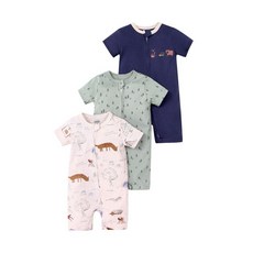 여름 원피스 반팔 이중지퍼 신생아 유아용 선물세트, 46