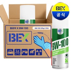 철공자 벡스 BW100 전기 접점 부활제 + 작업장갑 225g 450g BW-100 닌텐도 스위치 조이콘 카메라, 1세트
