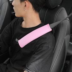 차량용 목 어깨보호 보호패드 벨트 커버 2P HL-00045 _050613, 1개, 블랙