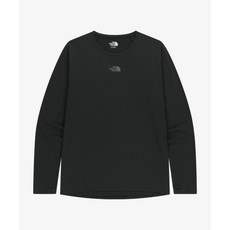 노스페이스 NORTHFACE THE NORTH FACE NT7TR55J 화이트라벨 스텝업 긴팔 라운드티 BLACK 190849