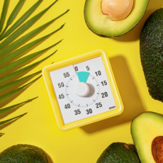 [똑게타이머] 예쁘고 시계방향으로 체크하는 디자인, 아보카도