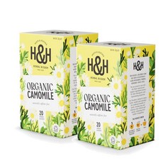 히스앤헤더 카모마일 티백 카페인프리 Heath & Heather Camomile, 2개, 20개입, 1.5g