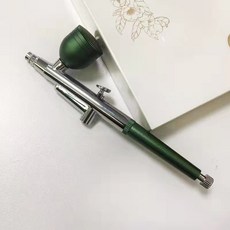噴槍 噴筆 模型噴槍 電動噴漆筆 美甲噴槍 便攜式USB充電型 0.2mm噴嘴輕量型, 1個, 通用型噴槍-綠（不含氣泵）