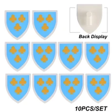 중세 군사 Wofl 방패 빌딩 블록 액세서리 갑옷 벽돌 장난감 어린이 선물, 31 B35-27-2