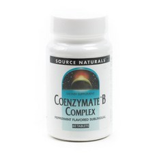 SOURCE NATURALS 輔酶B複合維生素膠囊, 薄荷, 1個, 60 件