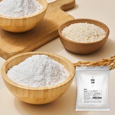 총각쓰떡 습식 멥쌀가루 맵쌀가루 떡용 1kg, 2개