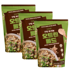 구도 오트린 유기농 롤드오트 오트밀 2kg 핀란드산, 3개