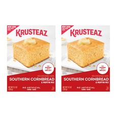 크루스테아즈 베이킹믹스 Krusteaz Southern Cornbread & Muffin Mix 11.5 OZ (Pack of 2), 1개