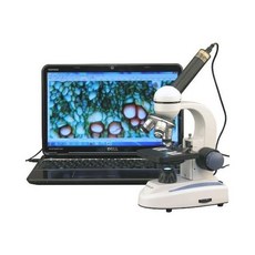 암스코프 M158C-E 40X-1000X 생물과학 금속 유리 학생 현미경, 1개