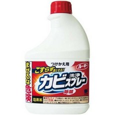 第一石鹼 カビ スプレー 浴室除霉噴霧補充瓶 400ml 免刷洗分解霉垢 抑制霉菌生長, 1個, B補充,400ml