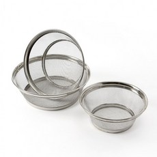 [쿠킹홈] 원형 스텐 채반 3종세트, 1개