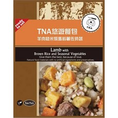 TNA 悠遊餐包 羊肉糙米馬鈴薯佐時蔬 寵物即食包, 150g, 1個, 羊肉燉糙米馬鈴薯佐時蔬