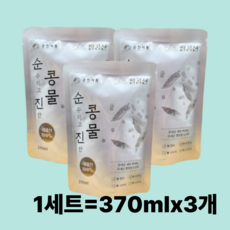 국내산 순수하고 진한 콩물 맷돌 진한 콩물 순진콩물 370mlx3ea, 6세트, 1.11L