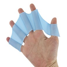 쾅쾅상사 수영물갈퀴 수영손가락서포터, 블루 M