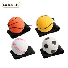 1-64PCS 새로운 탄성 반환 스폰지 공 나일론 문자열 게임 운동 고무 손 어린이 장난감 밴드 야외 요가, 02 Random 1PC