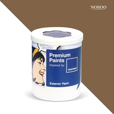 노루페인트 팬톤 외부용 실외 저광 페인트, 18-1031 Toffee, 1L, 1개
