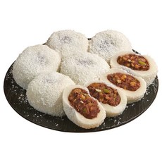 [입점특가] 명가삼대떡집 코코넛 대왕 눈꽃 찹쌀떡 개별포장 식사대용 간식 모찌, 10개, 100g