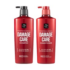 미쟝센 데미지케어 레드 프로틴 샴푸+컨디셔너 2종세트 680ml, 1세트