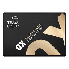 팀그룹 TEAMGROUP AX2 256GB 3D NAND TLC 25인치 SATA III 내부 솔리드 스테이트 드라이브 SSD 읽기 속도 최대, 퀀텀(QX), 4TB