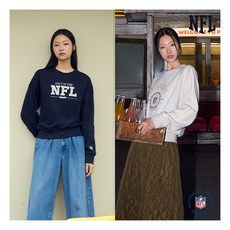 [NFL] [런칭가 79 000원] () 25FW 여성 레이스 트랙 맨투맨 2종