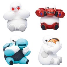 【M.M小舖】現貨 T-ARTS 轉蛋 扭蛋 大英雄天團躲貓貓公仔 杯麵 公仔 模型 全4款, 1個, 整套