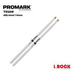 Promark TX5AW 鼓棒 5A 白色 胡桃木【i.ROCK 愛樂客樂器】, 1個