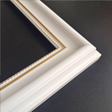 캔버스 벽걸이 사진 명화 틀 프레임 유화 맞춤형 엔틱, 1개, 빈티지브라이트화이트