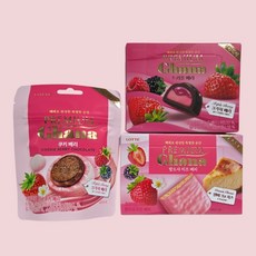 롯데 프리미엄 가나 3종 3개(트리플베리68g랑드샤치즈베리91g쿠키베리67g 각1개씩), 294g, 1개