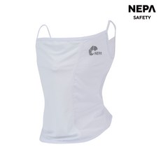 네파 얼굴 햇빛 가리개 여름 자외선 차단 마스크 멀티스카프, 화이트, 1개