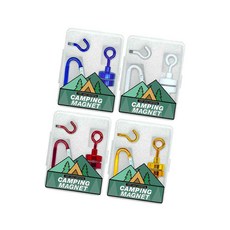 포비 캠핑자석 세트 CAM-20 고리자석 캠핑용품 랜턴걸이 도킹자석 자석부착 JQ505, 색상, 노랑