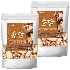 건강중심 국산 송담 500g 소나무 담쟁이 슬라이스, 2개