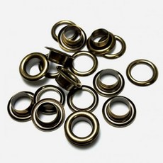 [청라핸즈] 아일렛 9호8mm 앤틱골드 10세트 (04-804)