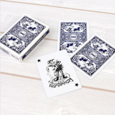 트럼프 카드 고급 코팅종이 포커 홀덤 훌라 게임, 1개, 랜덤 컬러