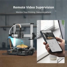 Kobra 2 Pro/Plus/Max 3D 프린터 원격 및 실시간 비디오 감독용 카메라, 01 Black