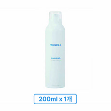 Wisely 와이즐리 쉐이빙 젤 크림 2ooml, 1개, 200ml