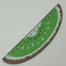 [Allhaving] 과일모양자 키위 15cm 과일디자인