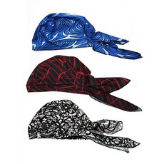 전사 두건 헤어 스카프 스포츠 싸이클, 파랑파도