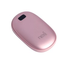 넥시 충전식 휴대용 손난로 NX1242, 핑크