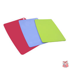 해피J보따리 국내산 양면 위생도마 3P세트 탄성 TPE소재 미끄럼방지 실속형 컬러 도마세트, 상세페이지 참조, 1세트, 3개