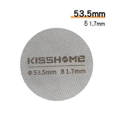 커피 퍽 스크린 51mm 53.5mm 58.5mm Breville Sage Delonghi 재사용 가능한 필터 에스프레소 머신 도구 바리스타 메이커 액세서리, 8)53.5mm 1.7mm