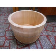 台灣檜木泡腳桶 38X38X33公分, 1個