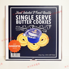 다네시타 댄케이크 버터쿠키 싱글서브, 18g, 25개