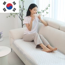 [100% 국내생산] 몽비오스 국산 아이스쉘 냉감 쿨매트 여름 침대 패드 고정밴드, 콜드 그레이