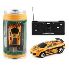 6색 핫 RC 카 콜라 캔 라디오 리모컨, 황색