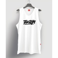 더림 농구 유니폼 슈팅져지 메쉬 민소매 나시 단체 제작 화이트