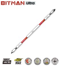 비트맨 비트 울트라 150mm HRC63 토션 임팩 드릴 십자 PH2 BPH2150-ULTRA 1개
