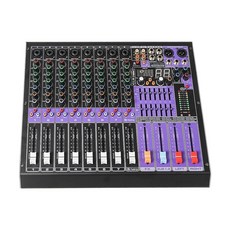 Sound Town 12채널 프로페셔널 오디오 믹서 99 DSP USB MP3 블루투스 듀얼 7밴드 EQ 48V 팬텀 파워 및 음소거 녹음(TRITON-TX1202), 8-Ch/ 99 DSP/ Dual 7-Band/ 48V