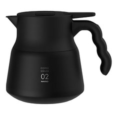 HARIO V60 不鏽鋼保溫咖啡壺 黑色 白色 保溫壺 600ML 800ML, 1個