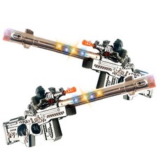 멋있는 서바이벌 듀오 전자총 LED 진동